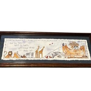 Noah’s Ark Annette Fish framed artwork